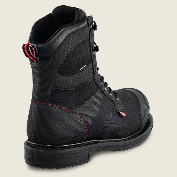 Mens Red Wing Maxbond - 8-inch Waterproof Toe - Safety Boots Black - ZUS870954